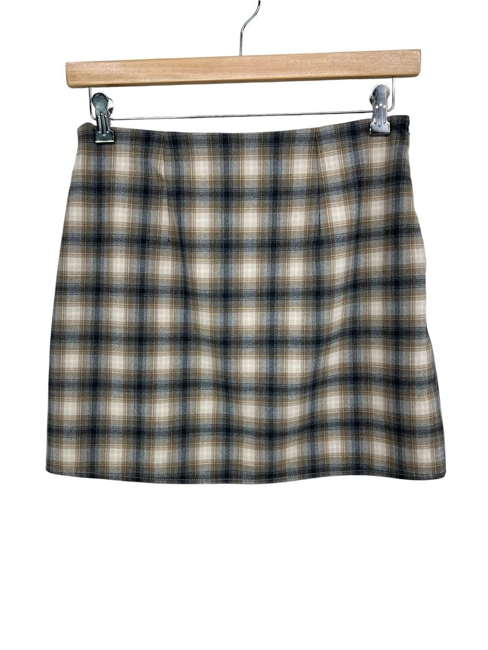 Old Navy Plaid Mini Pencil Skirt Medium